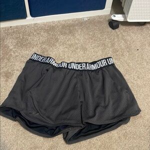 Under Armour Black Mesh Athletic Shorts
